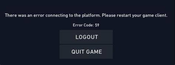 What is error code 59 in valorant