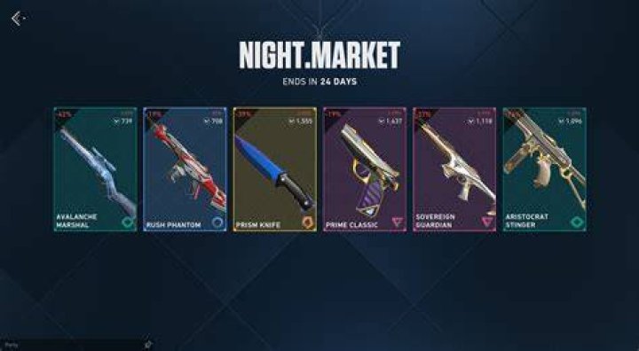 What is night market valorant