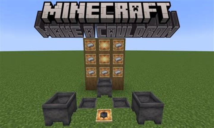 What is the cauldron for in minecraft