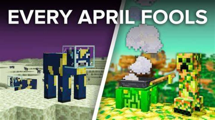 What is the minecraft april fools 2021