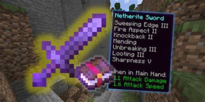 What is the strongest sword in minecraft