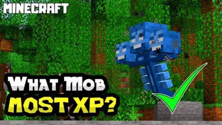 What minecraft mob gives the most xp