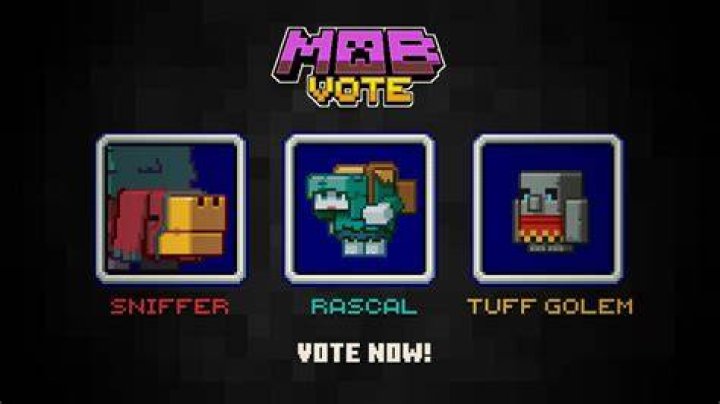 What mob got voted into minecraft 2021