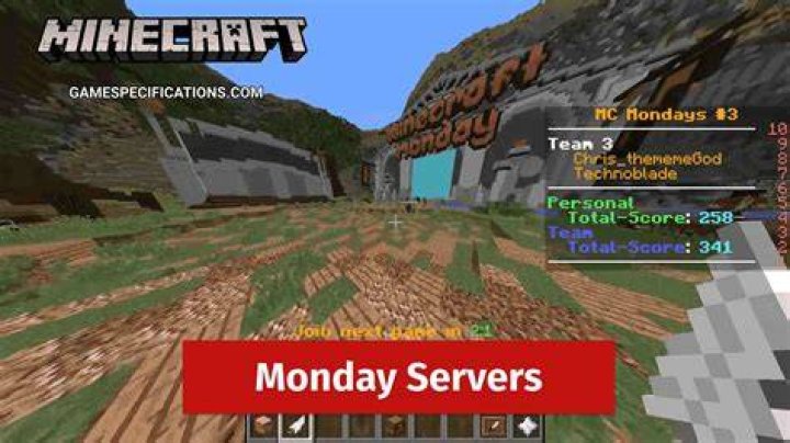 What server is minecraft monday on