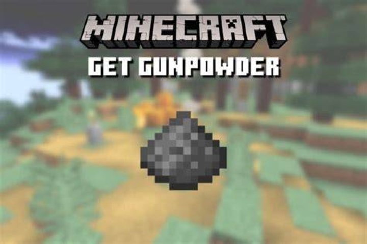 What to do with gunpowder in minecraft
