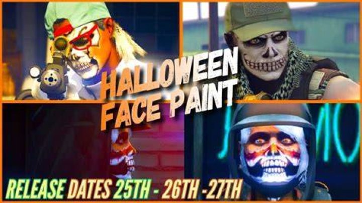 When do halloween face paints come out gta 2021
