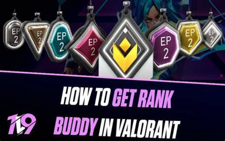 When do i get my rank buddy valorant