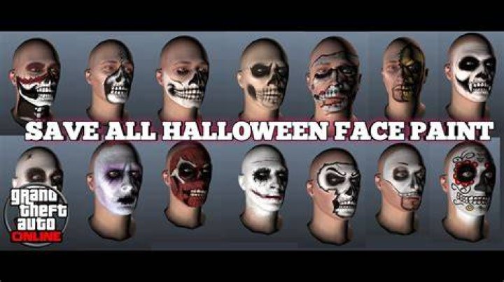 When do the halloween face paints come out gta