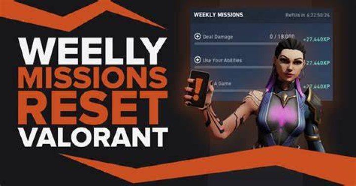 When do weekly missions reset valorant