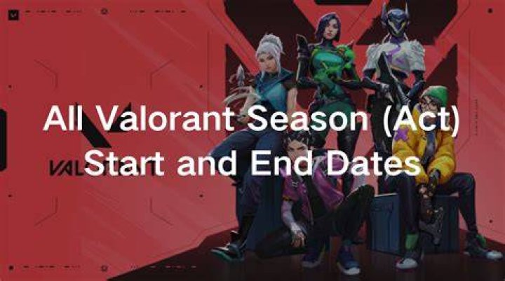 When does this valorant season end