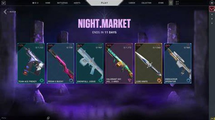 When is the next black market in valorant