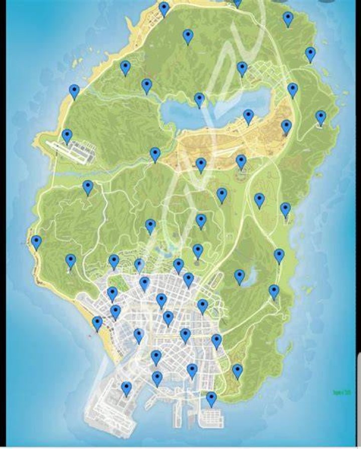 Where are all the stunt jumps in gta 5