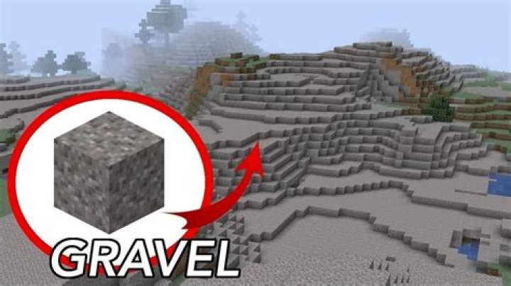 Where can i find gravel in minecraft