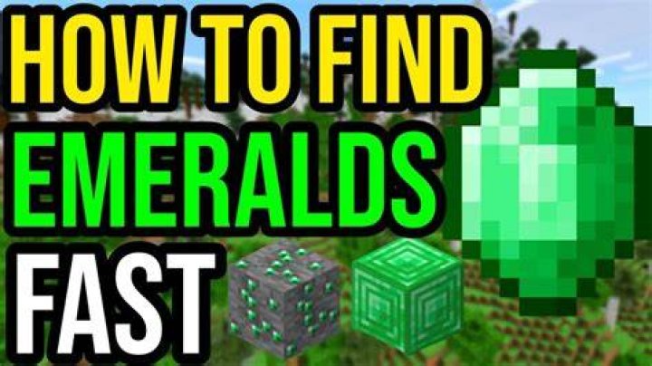 Where can you find emeralds in minecraft