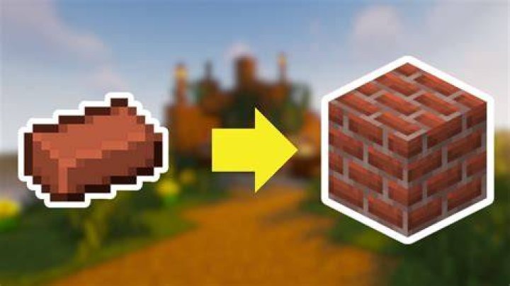 Where do you find brick in minecraft