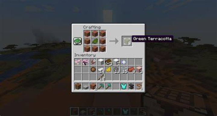 Where do you get terracotta in minecraft