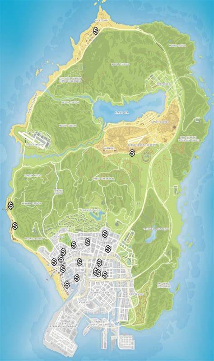 Where is the bank in gta 5 online