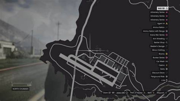 Where is the military base in gta v
