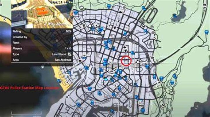 Where is the police station in gta