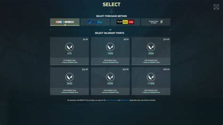 Where to buy valorant points