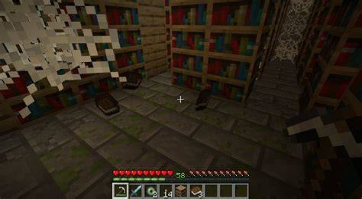 Where to find bookshelves in minecraft