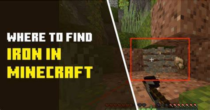 Where to find iron ingot in minecraft