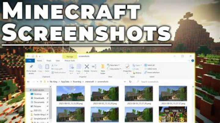 Where to find minecraft screenshots mac