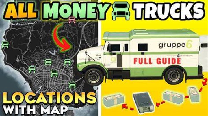 Where to find money trucks in gta 5