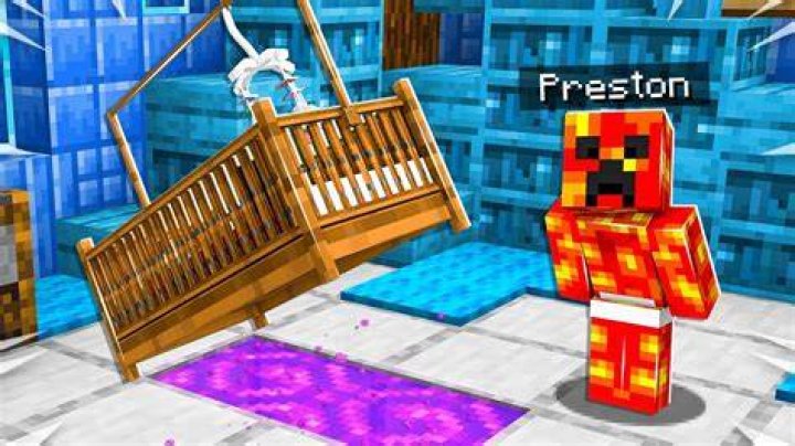 Who is baby preston in minecraft