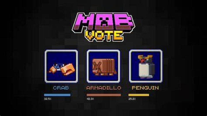 Who won the mob vote for minecraft