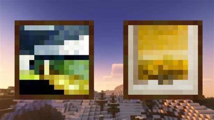 Why cant i see paintings in minecraft