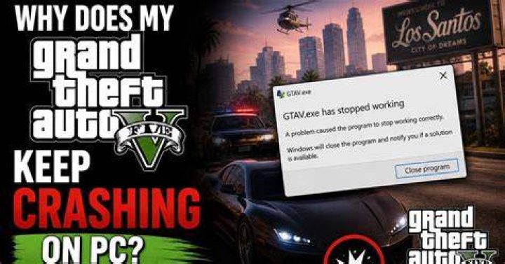 Why does my gta keep crashing