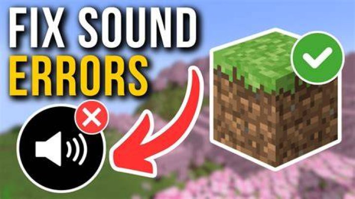 Why is minecraft sound not working