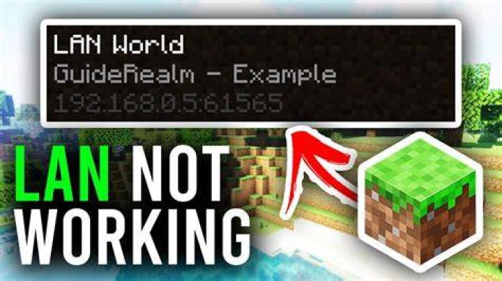 Why isn’t lan working on minecraft